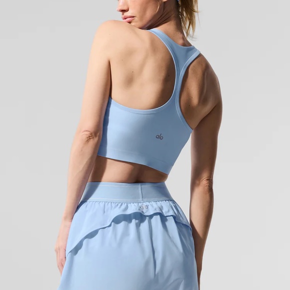 Alo Yoga Match Point Short in Seashell Blue Women's Size Small NEW - Picture 5 of 7